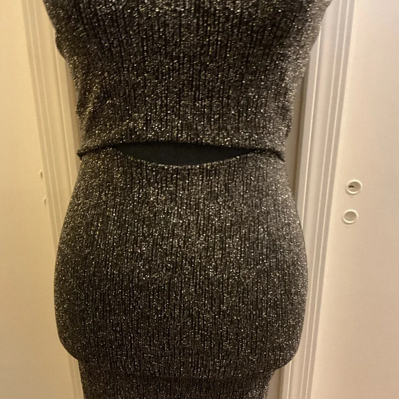 🖤 NWT See You Monday Marled Grey Cocktail Dress - Picture 5 of 6